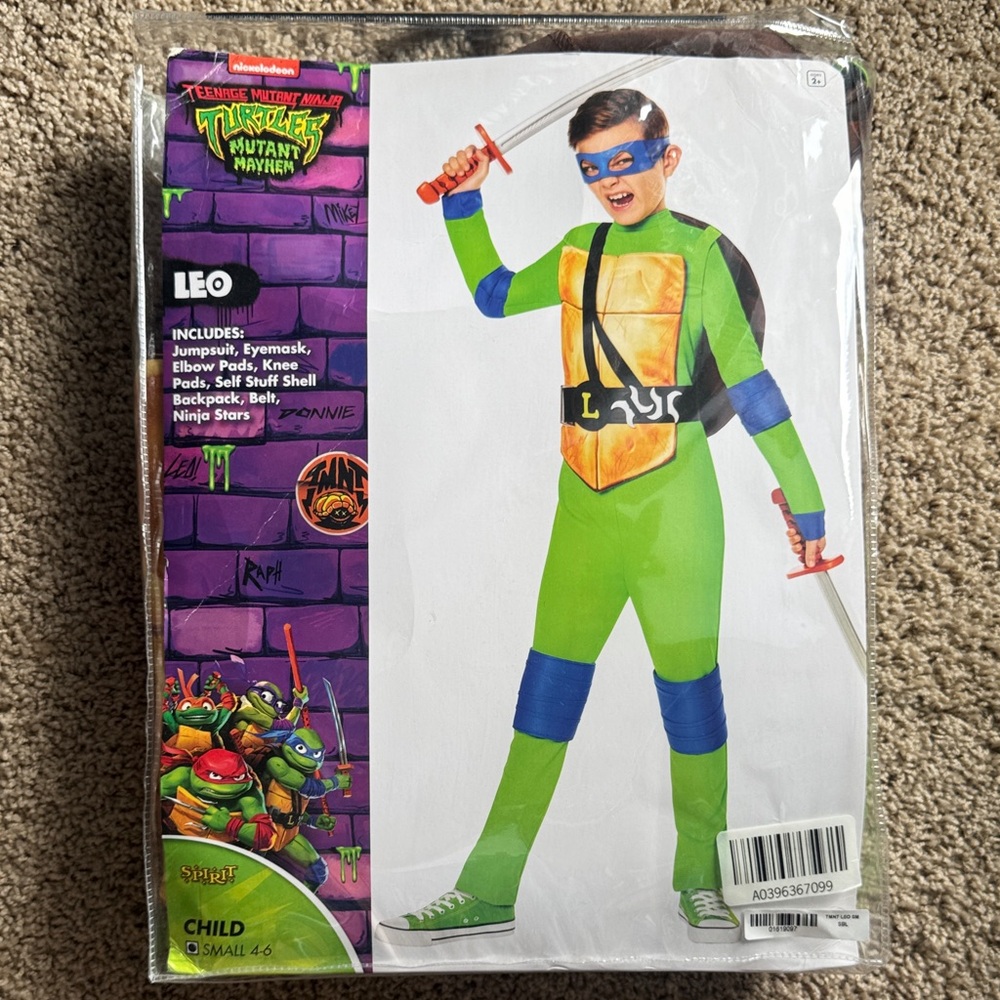 Spirit Leo Kids Superhero Costume - Green and Blue